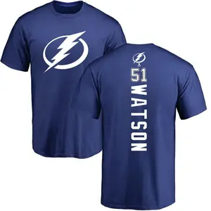 Men's Austin Watson Tampa Bay Lightning Backer T-Shirt - Royal
