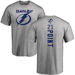 Men's Brayden Point Tampa Bay Lightning Backer T-Shirt - Ash
