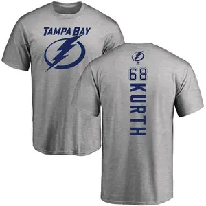 Men's Connor Kurth Tampa Bay Lightning Backer T-Shirt - Ash