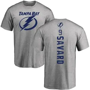 Men's Denis Savard Tampa Bay Lightning Backer T-Shirt - Ash