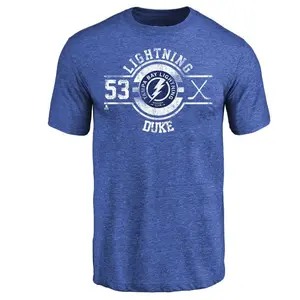 Men's Dylan Duke Tampa Bay Lightning Insignia Tri-Blend T-Shirt - Royal