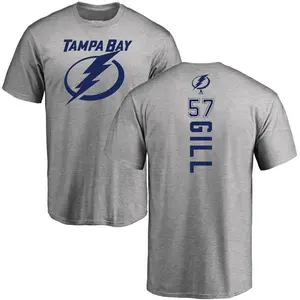 Men's Dyllan Gill Tampa Bay Lightning Backer T-Shirt - Ash