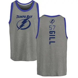 Men's Dyllan Gill Tampa Bay Lightning Backer Tri-Blend Tank Top - Ash