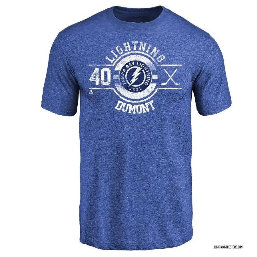 Men's Gabriel Dumont Tampa Bay Lightning Insignia Tri-Blend T-Shirt - Royal