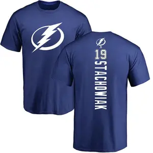 Men's Wojciech Stachowiak Tampa Bay Lightning Backer T-Shirt - Royal