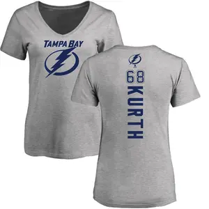 Women's Connor Kurth Tampa Bay Lightning Backer T-Shirt - Ash