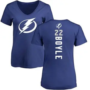Women's Dan Boyle Tampa Bay Lightning Backer T-Shirt - Blue