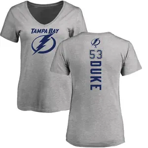 Women's Dylan Duke Tampa Bay Lightning Backer T-Shirt - Ash