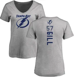 Women's Dyllan Gill Tampa Bay Lightning Backer T-Shirt - Ash