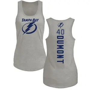 Women's Gabriel Dumont Tampa Bay Lightning Backer Tri-Blend Tank Top - Ash