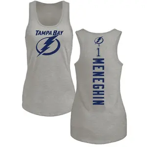 Women's Harrison Meneghin Tampa Bay Lightning Backer Tri-Blend Tank Top - Ash