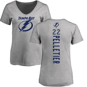Women's Jakob Pelletier Tampa Bay Lightning Backer T-Shirt - Ash