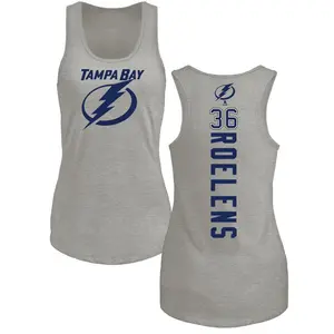 Women's Milo Roelens Tampa Bay Lightning Backer Tri-Blend Tank Top - Ash