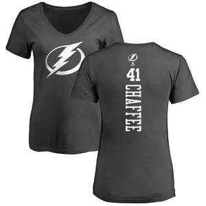 Women's Mitchell Chaffee Tampa Bay Lightning One Color Backer T-Shirt - Charcoal