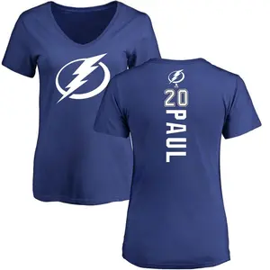 Women's Nick Paul Tampa Bay Lightning Backer T-Shirt - Blue