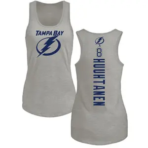 Women's Niko Huuhtanen Tampa Bay Lightning Backer Tri-Blend Tank Top - Ash