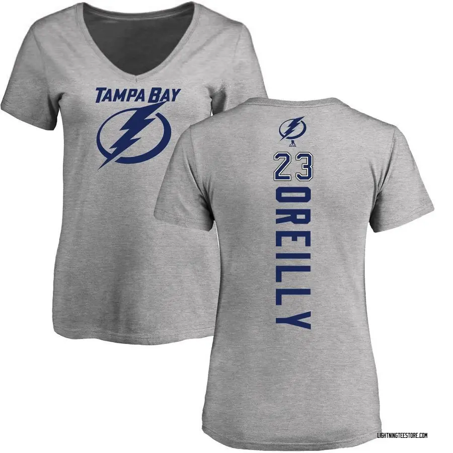 Women's Sam O'Reilly Tampa Bay Lightning Backer T-Shirt - Ash