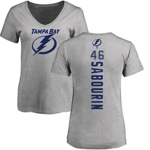 Women's Scott Sabourin Tampa Bay Lightning Backer T-Shirt - Ash