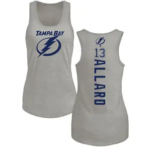 Women's Tristan Allard Tampa Bay Lightning Backer Tri-Blend Tank Top - Ash