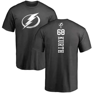 Youth Connor Kurth Tampa Bay Lightning One Color Backer T-Shirt - Charcoal