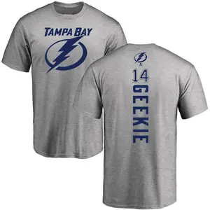 Youth Conor Geekie Tampa Bay Lightning Backer T-Shirt - Ash