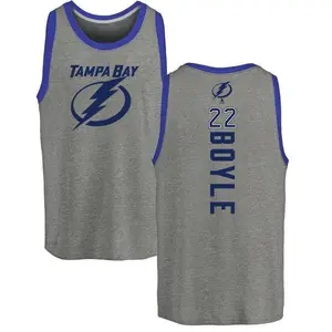 Youth Dan Boyle Tampa Bay Lightning Backer Tri-Blend Tank Top - Ash