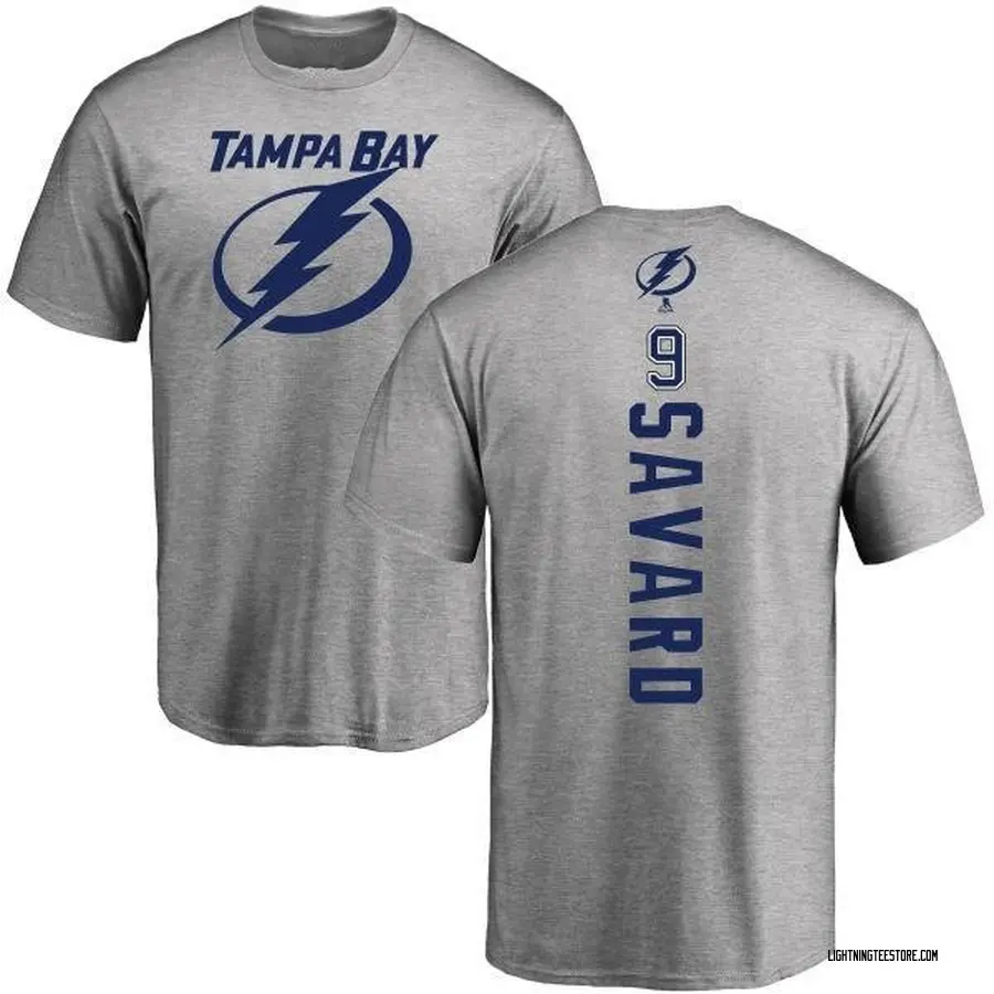 Youth Denis Savard Tampa Bay Lightning Backer T-Shirt - Ash