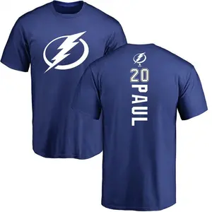 Youth Nick Paul Tampa Bay Lightning Backer T-Shirt - Royal