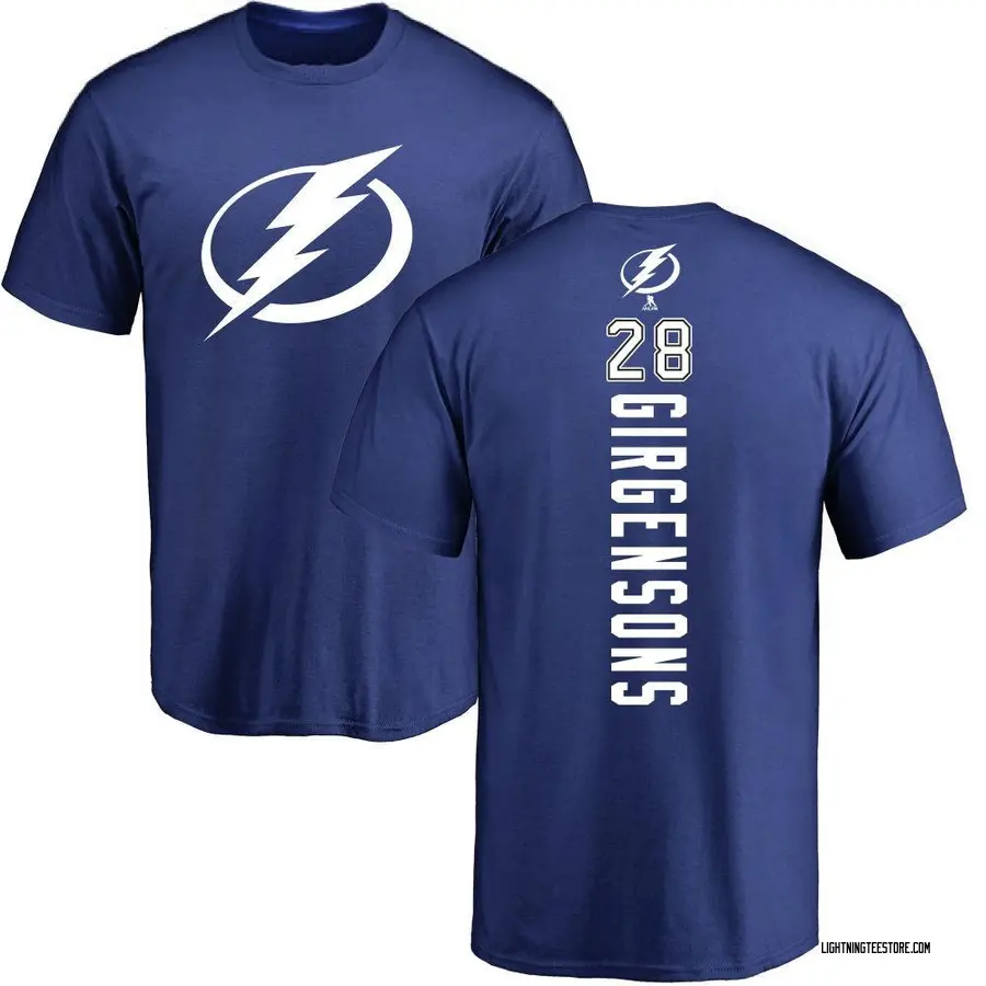 Youth Zemgus Girgensons Tampa Bay Lightning Backer T-Shirt - Royal